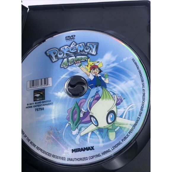 Pokemon 4Ever (DVD, 2011). Featuring The Legendary Celebi & Suicune - Picture 5 of 6